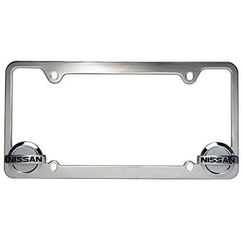 Nissan Frontier Mirrored Chrome Stainless Steel License Plate Frame